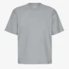 Camiseta orgánica de corte holgado - Azul acero