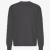 Camiseta orgánica de manga larga oversize - Gris lava