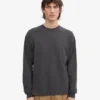 Camiseta orgánica de manga larga oversize - Gris lava