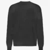 Camiseta orgánica de manga larga oversize - Negro descolorido