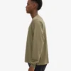 Camiseta orgánica de manga larga oversize - Verde oliva apagado