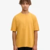 Camiseta orgánica oversize - Amarillo quemado