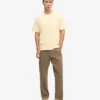 Camiseta orgánica oversize - Amarillo suave