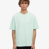 Camiseta orgánica oversize - Azul aguamarina claro