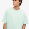 Camiseta orgánica oversize - Azul aguamarina claro