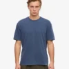 Camiseta orgánica oversize - Azul Neptuno