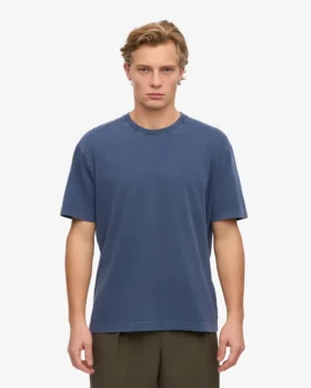 Camiseta orgánica oversize – Azul Neptuno