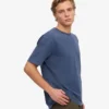 Camiseta orgánica oversize - Azul Neptuno