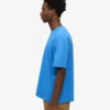 Camiseta orgánica oversize - Azul Pacífico