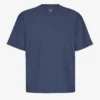 Camiseta orgánica oversize - Azul petróleo