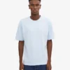 Camiseta orgánica oversize - Azul polar