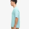 Camiseta orgánica oversize — Azul verdoso