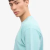 Camiseta orgánica oversize — Azul verdoso