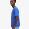 Camiseta orgánica oversize - Azul zafiro