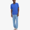 Camiseta orgánica oversize - Azul zafiro