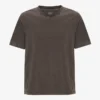 Camiseta orgánica oversize - Barro descolorido