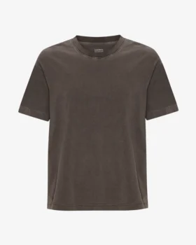 Camiseta orgánica oversize - Barro descolorido