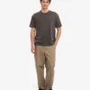 Camiseta orgánica oversize - Barro descolorido