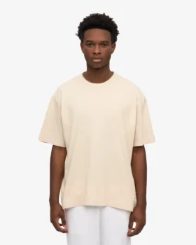 Camiseta orgánica oversize – Blanco marfil