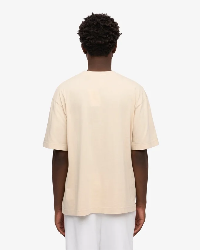 Camiseta orgánica oversize - Blanco marfil
