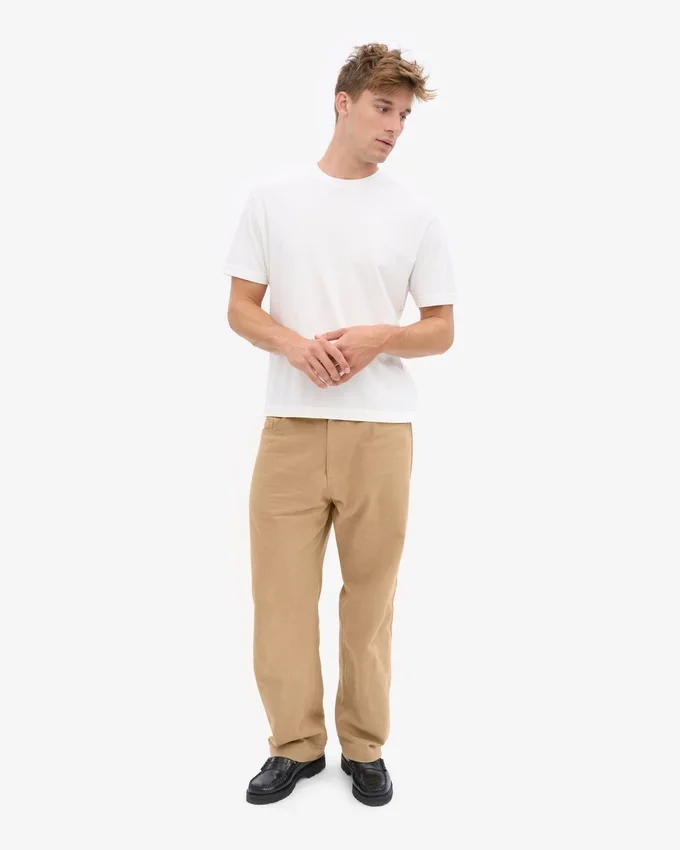 Camiseta orgánica oversize - Blanco óptico