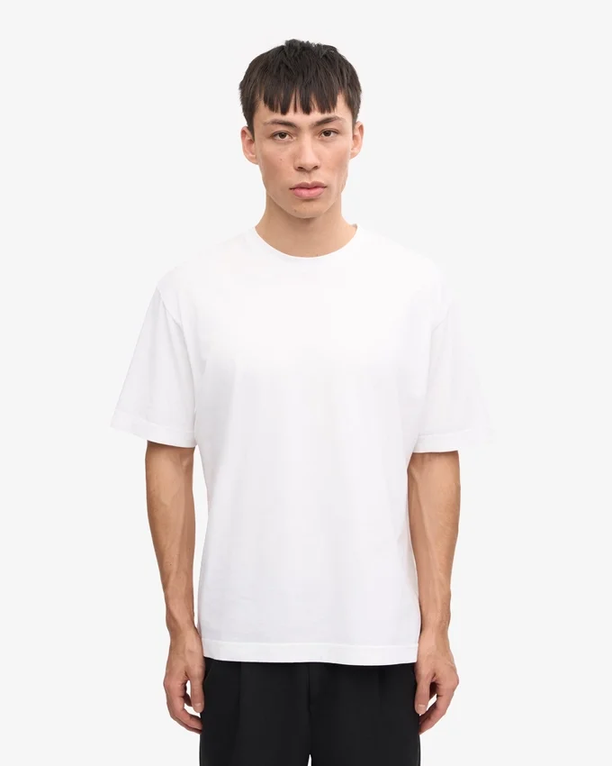 Camiseta orgánica oversize - Blanco óptico