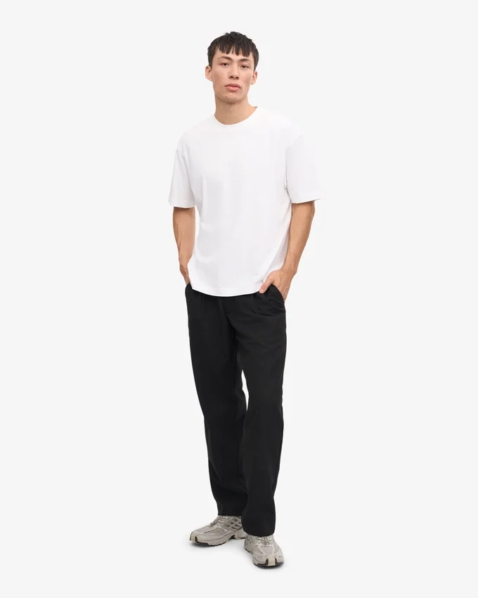 Camiseta orgánica oversize - Blanco óptico