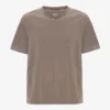 Camiseta orgánica oversize - Caqui descolorido