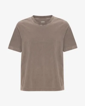 Camiseta orgánica oversize - Caqui descolorido