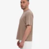 Camiseta orgánica oversize - Caqui descolorido