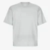 Camiseta orgánica oversize - Gris descolorido