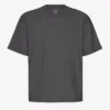 Camiseta orgánica oversize - Gris lava