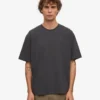 Camiseta orgánica oversize - Gris lava