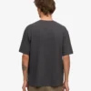 Camiseta orgánica oversize - Gris lava