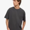 Camiseta orgánica oversize - Gris lava