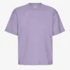 Camiseta orgánica oversize - Jade morado