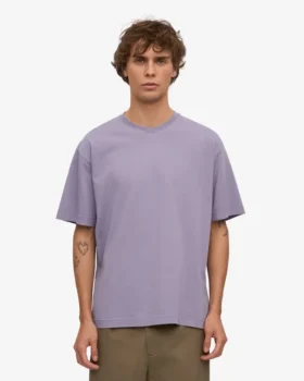 Camiseta orgánica oversize – Jade morado
