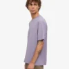 Camiseta orgánica oversize - Jade morado