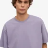 Camiseta orgánica oversize - Jade morado