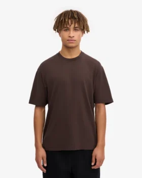 Camiseta orgánica oversize – Marrón café