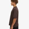 Camiseta orgánica oversize - Marrón café
