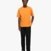 Camiseta orgánica oversize - Naranja soleado