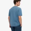 Camiseta orgánica oversize - Índigo descolorido