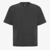 Camiseta orgánica oversize - Negro desgastado