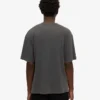 Camiseta orgánica oversize - Negro desgastado