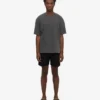 Camiseta orgánica oversize - Negro desgastado