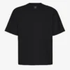 Camiseta orgánica oversize - Negro intenso