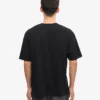 Camiseta orgánica oversize - Negro intenso