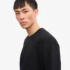 Camiseta orgánica oversize - Negro intenso