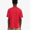 Camiseta orgánica oversize - Rojo escarlata